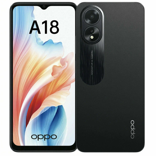 Телефон Oppo CPH2591 A18 128Gb Ram 4Gb Glowing Black фото 