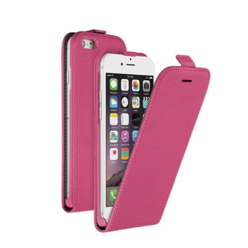 Чехол-книжка Deppa Flip Cover и защитная пленка iPhone 6 Fuchsia фото 