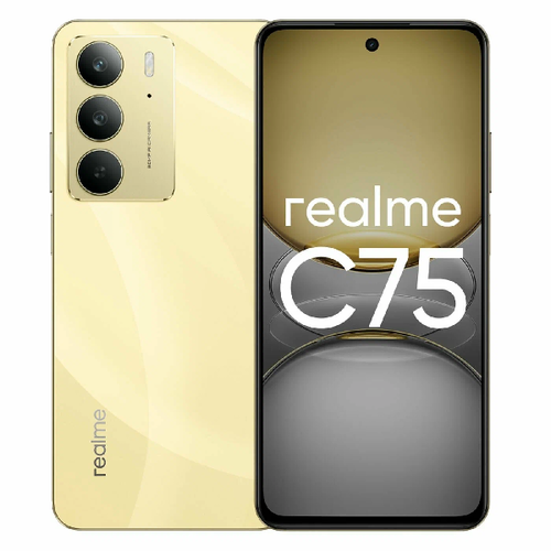 Телефон Realme RMX3941 C75 128Gb Ram 8Gb 4G Lightning Gold фото 