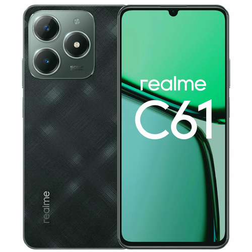 Телефон Realme RMX3930 C61 128Gb Ram 6Gb Dark Green фото 